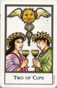 Tarot-2 of Cups Palladini